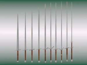 sword collection 3D Model