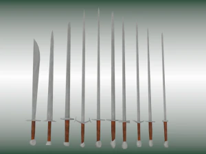 sword collection 3D Model