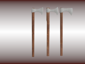 battle ax collection Model 3D