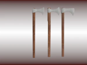 koleksi kapak perang Model 3D