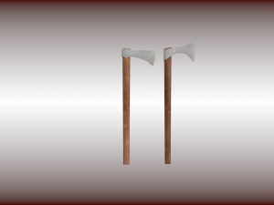 battle ax collection Model 3D