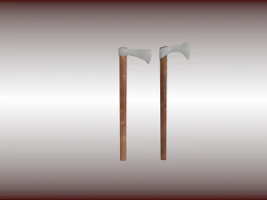 koleksi kapak perang Model 3D