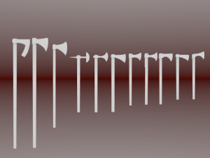 battle ax collection Model 3D