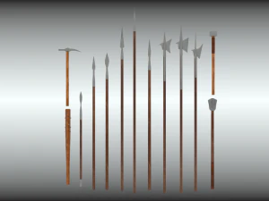 gran colecci&oacute;n medieval Modelo 3D