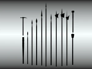 gran colecci&oacute;n medieval Modelo 3D