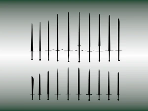 gran colecci&oacute;n medieval Modelo 3D