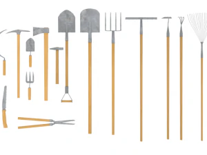 tuingereedschap 3D Model