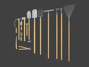 tuingereedschap 3D Model