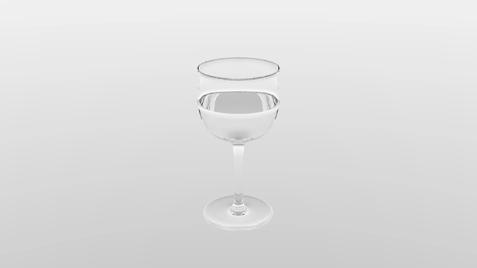 पानी का गिलास 3D मॉडल .c4d .max .obj .3ds .fbx .stl .blend 