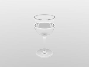 glass of water 3D Модель