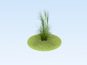 lowpoly grass pack 3D Model