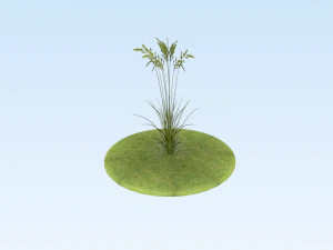lowpoly grass pack 3D Model