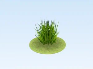 lowpoly grass pack 3D Model