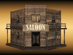 old saloon 3D Модель
