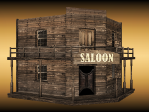 old saloon 3D Модель