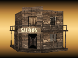 old saloon 3D Модель