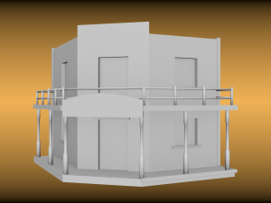 old saloon 3D Модель