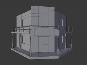 old saloon 3D Модель