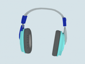 headphones 3D 模型