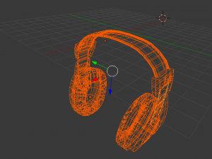 headphones 3D 模型