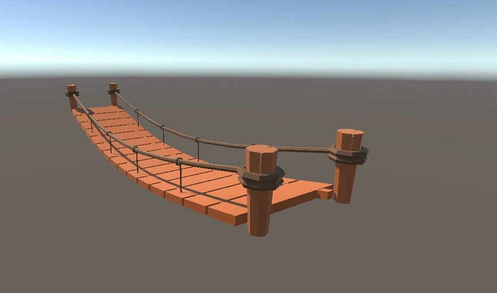 bridge low-poly 3D Model .c4d .max .obj .3ds .fbx .stl .blend 