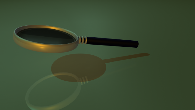 magnifying glass 3D 模型 .c4d .max .obj .3ds .fbx .stl .blend 