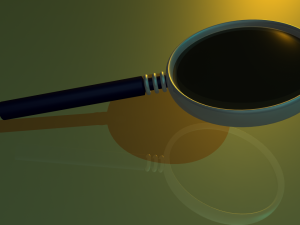 magnifying glass 3D 模型