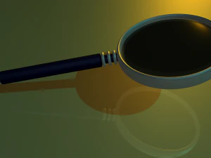 magnifying glass 3D Model