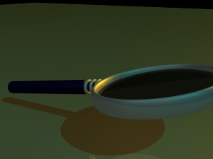 magnifying glass 3D 模型