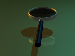magnifying glass 3D 模型