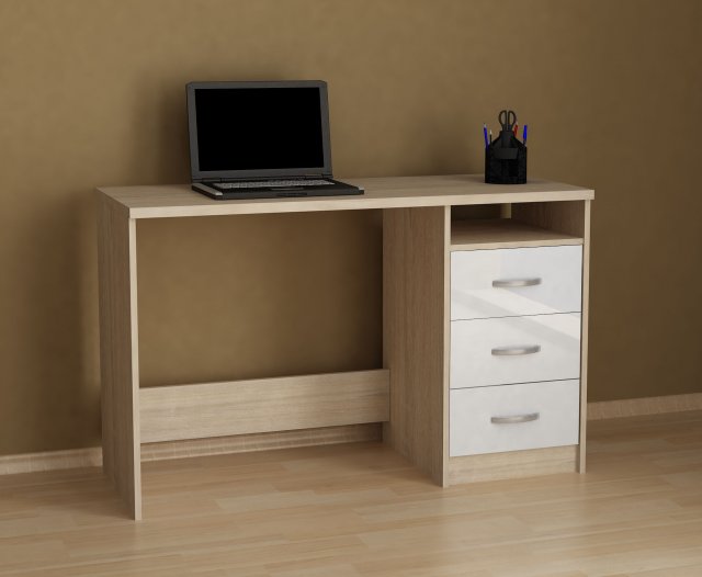 desk b42 Model 3D .c4d .max .obj .3ds .fbx .stl .blend 