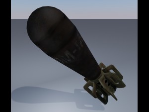 m69 mortar shell 3D Model