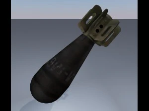 pocisk moździerzowy m69 Model 3D