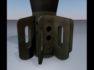 m69 mortar shell Modèle 3D