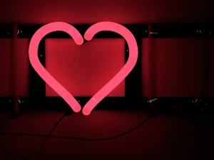 neon sign i love you 3D Model