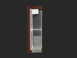 wooden sofa Model 3D