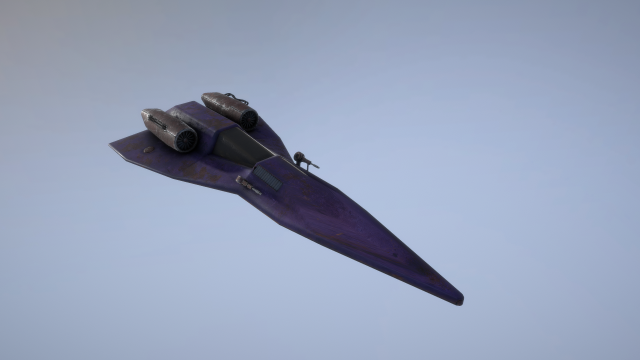 sci-fi spaceship 3D 모델 .c4d .max .obj .3ds .fbx .stl .blend 