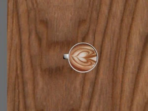 cup with coffe 3D Model