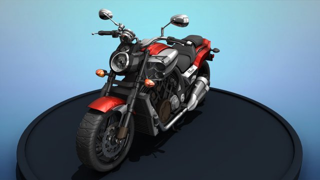 yamaha v-max Modelo 3D .c4d .max .obj .3ds .fbx .stl .blend 