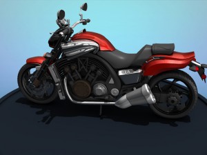 yamaha v-max Modelo 3D