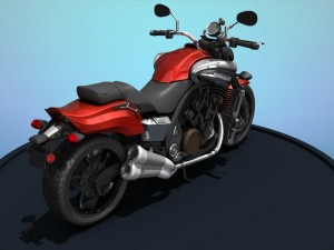 yamaha v-max Modelo 3D