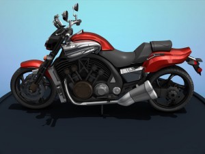 yamaha v-max Modelo 3D