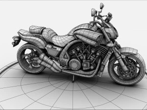 yamaha v-max 3D Model