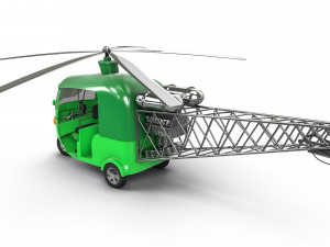 auto helicopter 3D-Modell