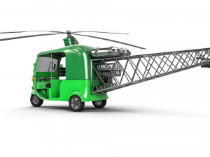 auto helicopter 3D-Modell