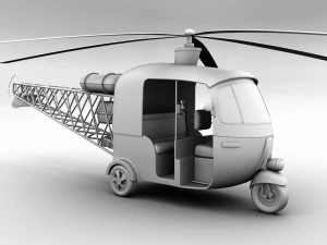 auto helicopter 3D Model