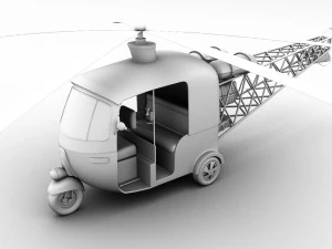 auto helicopter 3D Model