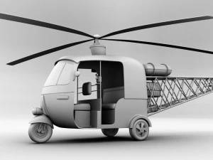 auto helicopter 3D Model