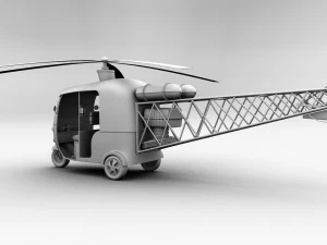 auto helicopter 3D Model
