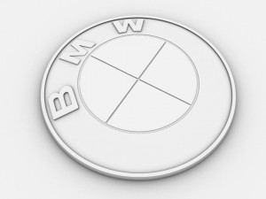 luxury car 3d logo 3D 模型